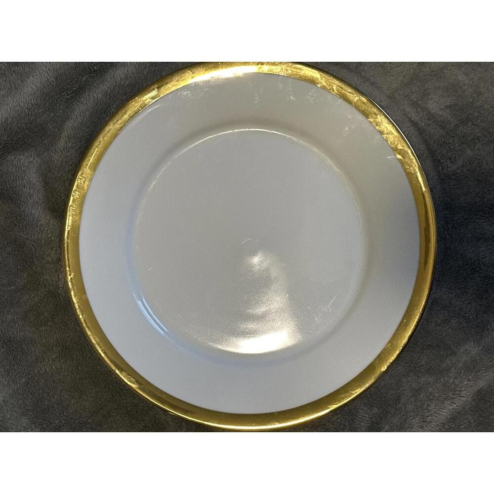 24-Karat Gold Trim 1995 Polo Ralph Lauren Dinner Plate